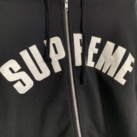 SUPREME シュプリーム 24AW Arc Thermal Zip Up Hooded Sweatshirt アーチロゴ サーマルジップアップ スウェットパーカー ブラック Size XXL 福生店