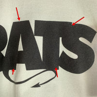 RATS ラッツ 25SS BOX LOGO TEE ボックスロゴ プリントTシャツ ホワイト 25RT-0801 Size M 福生店
