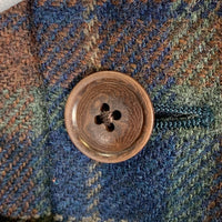 Brooks Brothers ブルックスブラザーズ ウール チェック柄 2B テーラードジャケット グリーン ネイビー Size 44R 福生店