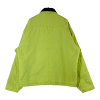STUSSY ステューシー WASHED CANVAS SHOP JACKET ネオンイエロー sizeXL 瑞穂店