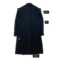 MARIO ZEGNA マリオ・ゼニア カシミヤ100% ロングコート ブラック size- 瑞穂店