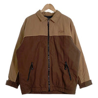 OP SNOW オーシャンパシフィック スノー ナイロン ジップアップジャケット ブラウン オールド 中国製 Size M 福生店