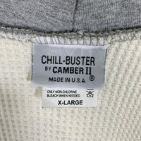 CAMBER キャンバー CHILL-BUSTER ジップアップ スウェットパーカー 裏サーマル グレー Size XL 福生店