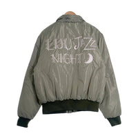 liju outer wear ジップアップ フライトジャケット 刺繡 グリーン Size M 福生店