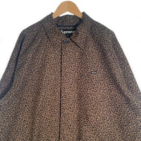 SUPREME シュプリーム 19AW GORE-TEX Overcoat ゴアテックス オーバーコート ロゴリフレクタープリント ブラウン 小花柄 Size XL 福生店