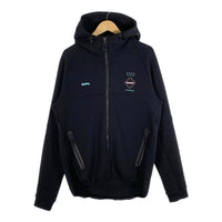 F.C.Real Bristol エフシーレアルブリストル 21AW VENTILATION HOODIE ベンチレーションフーディ ジップアップパーカー ブラック FCRB-212061 Size L 福生店