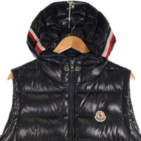 MONCLER モンクレール LANOUX GILET LANOUX VEST ロゴワッペン ダウンベスト ブラック D20914333005 Size 3 福生店