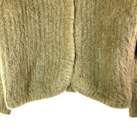 CLANE クラネ 11106-1092 カラーモヘアシャギーボリュームスリーブカーディガン カーディガン カーキ Size1 瑞穂店