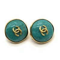 CHANEL シャネル カラーストーン ココマーク イヤリング 98P ゴールドメッキ 福生店