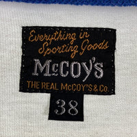 THE REAL McCOY'S リアルマッコイズ U.S.AIR FORCE プリント リンガーTシャツ ホワイト ブルー Size M 福生店