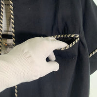 KODY PHILLIPS コディフィリップス LASSO SHIRT コットン 装飾 半袖シャツ ブラック Size S 福生店