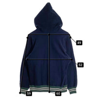 90's Champion チャンピオン リバースウィーブ リブライン プルオーバースウェットパーカー ネイビー Size M 福生店