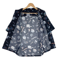 THE NORTH FACE ノースフェイス Aloha Vent Shirt アロハベントシャツ 半袖 ポリエステル ネイビー NR22330 Size L 福生店