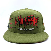 NEW ERA ニューエラ A NIGHTMARE on Elm Street エルム街の悪夢 59FIFTY ベースボールキャップ コーデュロイ モスグリーン Size 7 1/2 (59.6cm) 福生店
