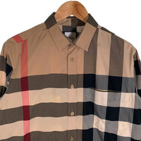 BURBERRY バーバリー 長袖 チェックシャツ ベージュ 8010213 Size M 福生店