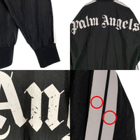 Palm Angels パームエンジェルス WINDBREAKER JACKET ウィンドブレーカー トラックジャケット ブラック ナイロン PMBD014E19507002 Size L 福生店