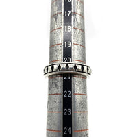 ノーブランド 5mm シルバー デザインリング 925 Size 21号 福生店