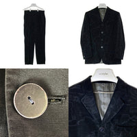 Jean Paul GAULTIER ジャンポール ゴルチエ HOMME セットアップ ジャケット パンツ ブラック size48 瑞穂店