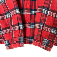 Supreme シュプリーム 21AW Faux Fur Collar Flannel Shirt レッド sizeL 瑞穂店