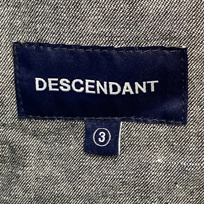 DESCENDANT ディセンダント ショートパンツ ハーフパンツ デニム インディゴ size3 瑞穂店