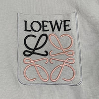 LOEWE ロエベ アナグラム 刺繡ロゴ ポケットTシャツ グレー H526Y22X99 Size M 福生店