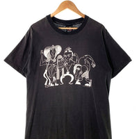 90's Red Hot Chili Peppers レッドホットチリペッパーズ Picasso ピカソ プリントTシャツ ブラック giant Size XL 福生店