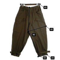 s'yte サイト Yohji Yamamoto Planning Dept ヨウジヤマモト プランニングデプト COTTON CARGO PANTS コットン カーゴパンツ オリーブ UV-P15-038 Size 3 福生店