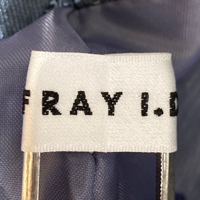 FRAY I.D フレアスカート ブルー FRAY I.D フレイアイディー 22AW キルティングジャガードフレア