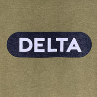DELTA URBAN STANDARD デルタ ロゴプリント Tシャツ オリーブ Size XL 福生店