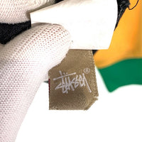 STUSSY ステューシー メッシュ ロンT 長袖 Tシャツ イエロー グリーン Size M 福生店