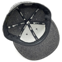 SUPREME シュプリーム 10AW Woolrich Box Logo New Era Cap ウールリッチ ボックスロゴ ニューエラキャップ チャコールグレー Size 7 1/2 (59.6cm) 福生店