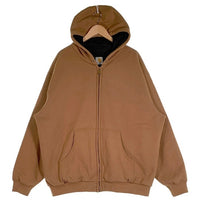 90's Carhartt カーハート スウェット フルジップ パーカー フーディー キャメル Size XXL相当 福生店