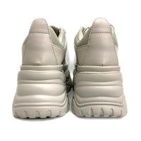 JEANASIS ジーナシス ランダムアウトソールスニーカー グレー sizeM(23.0〜23.5) 瑞穂店