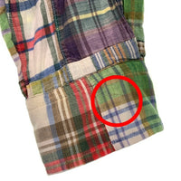 90's Ralph Lauren ラルフローレン BLAIRE マドラスチェック ボタンダウンシャツ マルチ 長袖 Size S 福生店