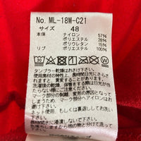 MARK&LONA マークアンドロナ サイドストライプ ジャージーパンツ ステッチほつれ有 レッド size48 瑞穂店