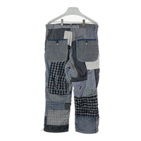 JUNYA WATANABE COMME des GARCONS MAN ジュンヤワタナベ コムデギャルソンマン WO-P044 AD2014 異素材 パッチワークパンツ グレー sizeS 瑞穂店