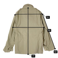 ALPHA INDUSTRIES アルファインダストリーズ USA製 80's 旧タグ SCOVILL M-65 フィールドジャケット ベージュ sizeM-R 瑞穂店