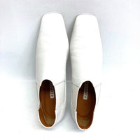 PIPPICHIC ピッピシック スクエアトゥショートブーツ ホワイト size36 瑞穂店
