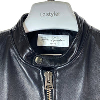 Retro Grade レトログレード 8521031 シープレザー シングル ライダースジャケット ブラック sizeS 瑞穂店