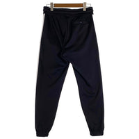 MONCLER モンクレール PANTALONE LUNGO SWEAT BOTTOMS ポリエステル スウェット パンツ ブラック ホワイト 27104558IVHD Size S 福生店