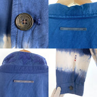 SCOTCH&SODA スコッチアンドソーダ コットン リネン タイダイ ジャケット ブルー ホワイト 172888-23-PFMM-A31 Size XL 福生店