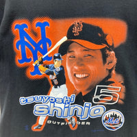 majestic マジェスティック ニューヨークメッツ 新庄剛志 Tシャツ ブラック sizeM 瑞穂店