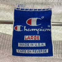 90's Champion チャンピオン IRISH 前V クルーネックスウェットトレーナー グレー USA製 Size L 瑞穂店