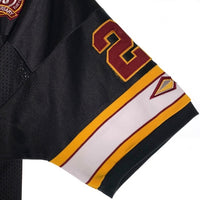 Mitchell & Ness ミッチェルアンドネス NFL Washington Redskins ワシントン レッドスキンズ 半袖 フッドボール シャツ ジャージ ブラック レッド イエロー ホワイト USA製 Size 52 福生店