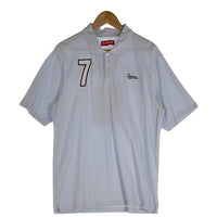 SUPREME シュプリーム 25SS Cursive Polo カーシブポロシャツ 鹿の子 ライトブルー Size M 福生店