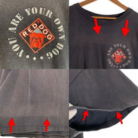 90's RED DOG レッドドッグ プリントTシャツ フェードブラック USA製 TENNESSEE RIVER GOLD Size XL 福生店