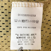 A BATHING APE アベイシングエイプ APE CAMO BASKETBALL TANKTOP バスケットボール タンクトップ ブラウン sizeL 瑞穂店
