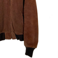 Schott ショット Suede Bomber Jacket スエード ボンバージャケット ブラウン USA製 Size 40 福生店