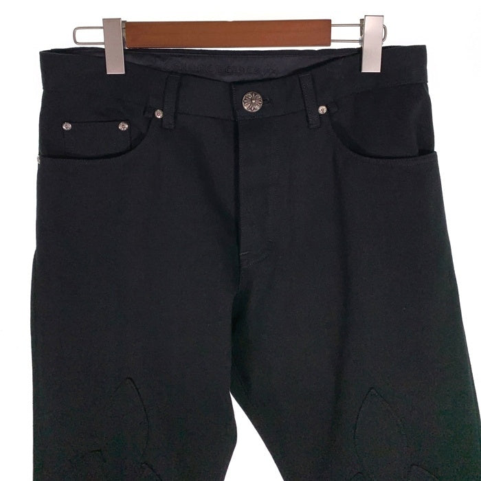 Chrome Hearts クロムハーツ フレアニー ストレート ブラックデニム