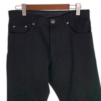 Chrome Hearts クロムハーツ フレアニー ストレート ブラックデニムパンツ Size 34 福生店